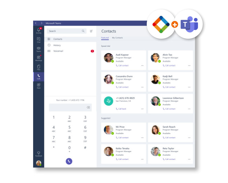 UNIVERGE BLUE CONNECT FOR MICROSOFT TEAMS | Phone Systems and Data Cabling